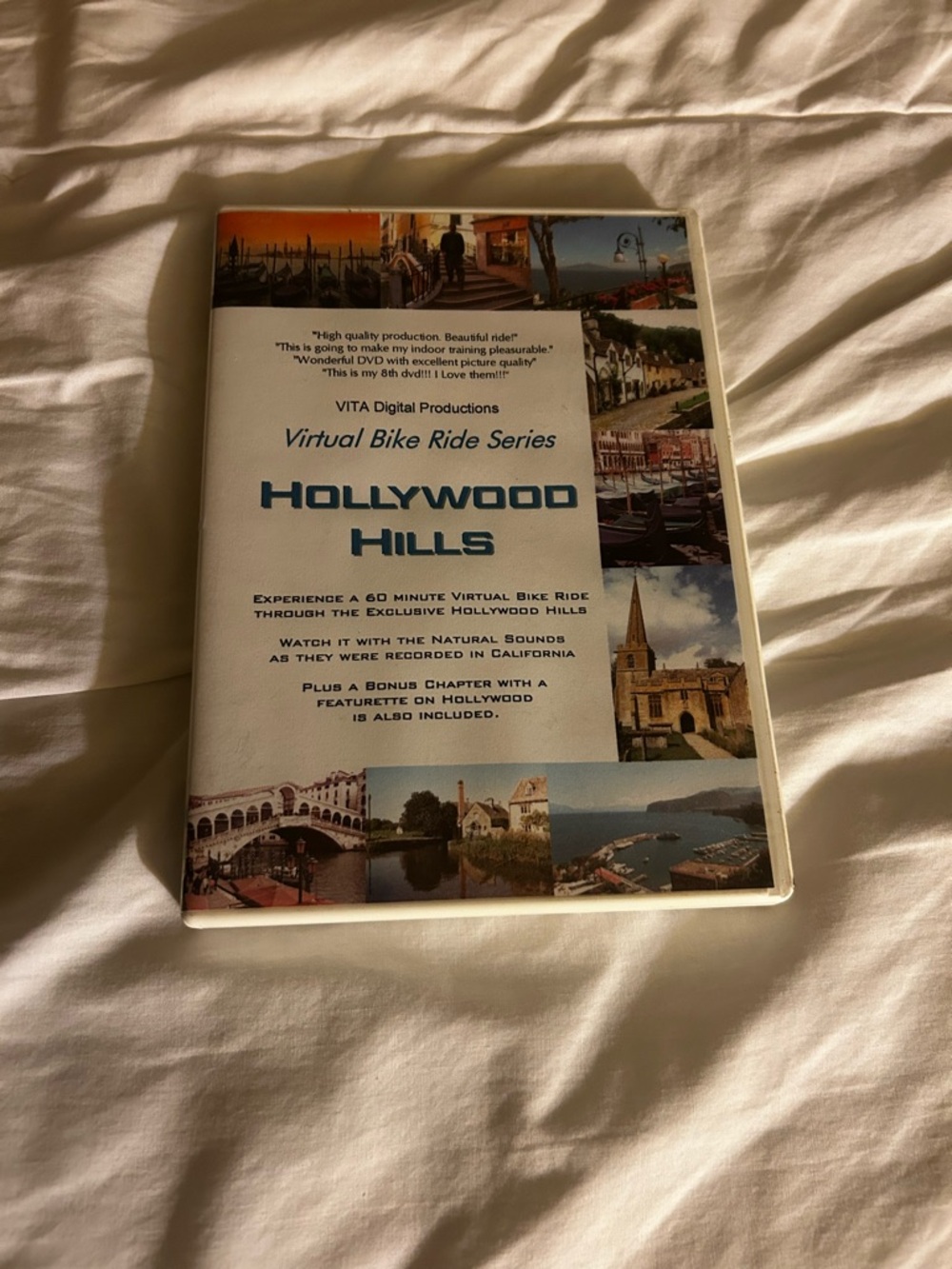 Rare Hollywood Hills Virtual Bike Ride DVD Indoor Cycling Workout